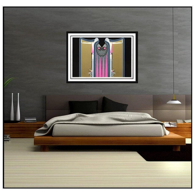 Message us to inquire about custom framing options! (Included for free with every purchase) The artwork here, "Twin...