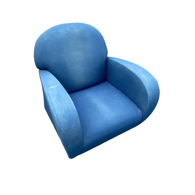 Wood Postmodern Loewenstein Club Lounge Chair For Sale - Image 7 of 11