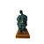 Forest Green Stylized Mother and Child Bronzed Ceramic Sculpture, 1970s For Sale - Image 8 of 8
