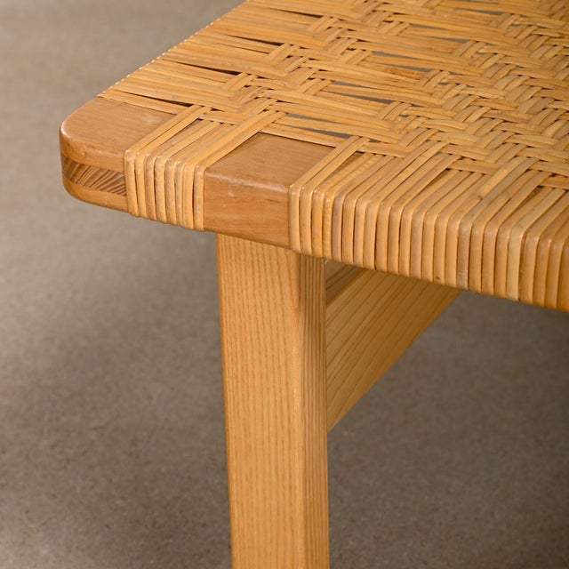 Model 5275 Bench in Oak and Cane by Børge Mogensen, 1972 For Sale - Image 11 of 16