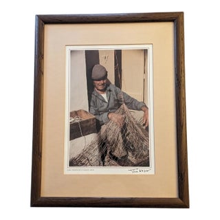 Vintage Photography Tom Weber "John Steinbeck's Cannery Row" Size 12"x15" For Sale