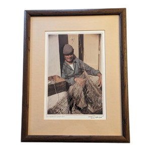 Vintage Photography Tom Weber "John Steinbeck's Cannery Row" Size 12"x15"