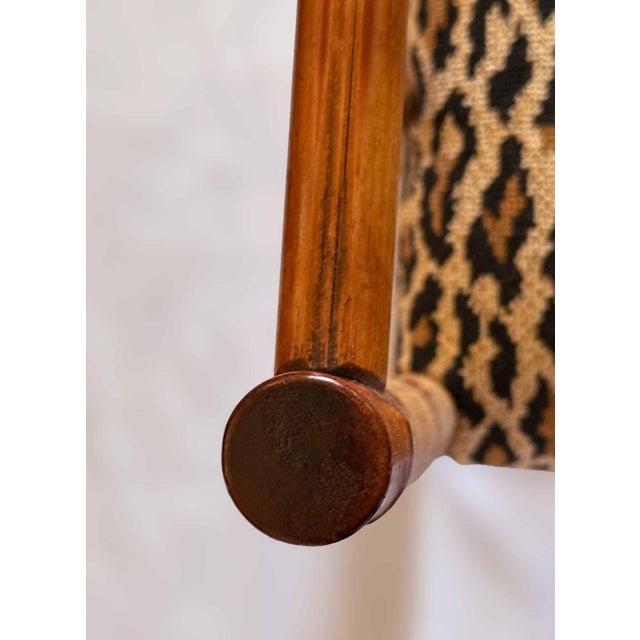 Wood Chinoiserie Bamboo Bench For Sale - Image 7 of 13