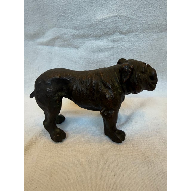 1930s Cast Iron Bulldog For Sale - Image 10 of 12
