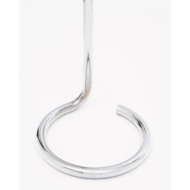 French Mid-Century Chrome Floor Lamp For Sale - Image 3 of 10
