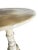 1980s Rustic Carved Alabaster Gueridon Small Occasional Table Stand For Sale - Image 14 of 15