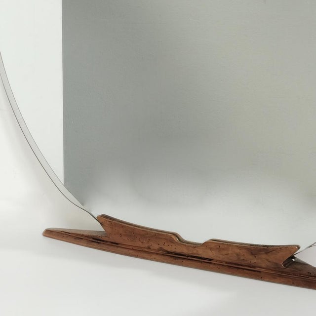 Mid-Century Modern Vintage Mirror, Italy, 1960s For Sale - Image 3 of 14