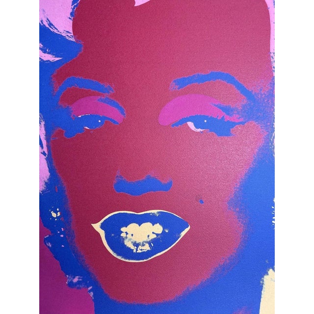 Portraiture 1986 Carnegie Museum of Art After Andy Warhol "Marilyn Monroe" Lithograph For Sale - Image 3 of 12