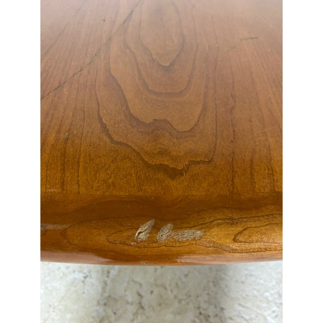 Late 20th Century Solid Walnut Dining Table From the Chicago Offices of Architects Skidmore Owings and Merrill For Sale - Image 11 of 13