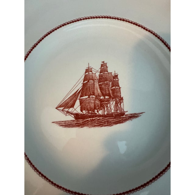 Late 20th Century Wedgwood Flying Cloud Ann McKim Georgetown Collection England - Set of 21 For Sale - Image 11 of 12