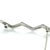 Traditional 1990s Tiffany & Co Estate Zigzag Wave Brooch Pin Sterling Silver By Paloma Picasso For Sale - Image 3 of 10