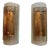 Early 21st Century Modern Multi Layered Murano Glass Wall Sconces - A Pair For Sale