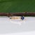 Blue Ceylon Blue Sapphire Ring With Earth-Mined Diamond Accents in Solid 14k Gold, Size 6.75 For Sale - Image 8 of 10