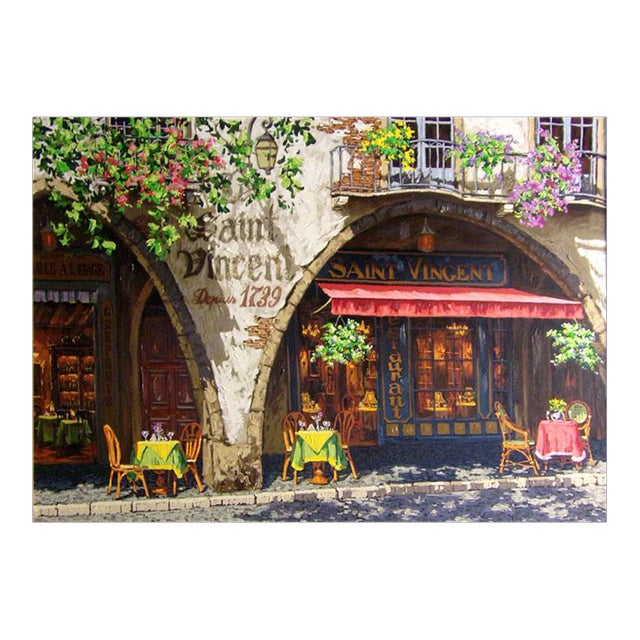 Viktor Shvaiko"Summer in Provence" H.Signed Stretched Canvas For Sale