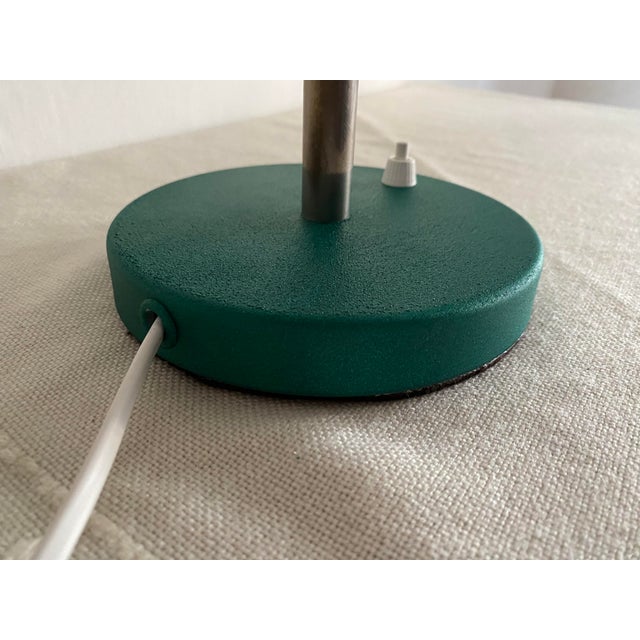 Mid-Century Modern Adjustable Gooseneck Desk Lamp in Emerald Green, 1960s For Sale - Image 12 of 18
