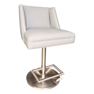 Vanguard Light Gray Counter Stool For Sale