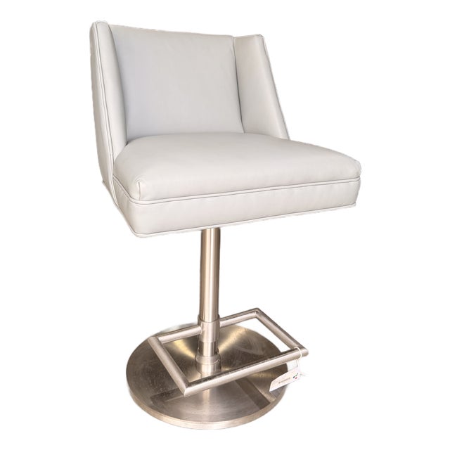 Vanguard Light Gray Counter Stool For Sale