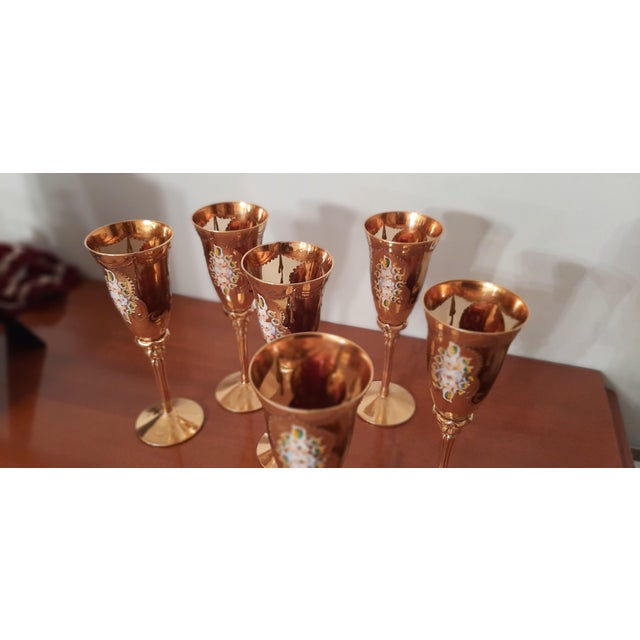 Murano glass and gold - Venice Italy. Private collection. This piece is attributed to the mentioned designer/maker. It has...