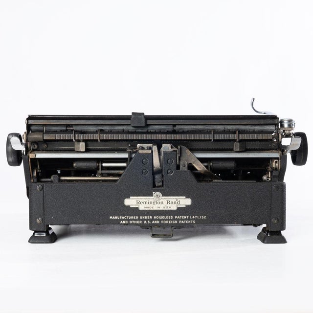 1940s Remington Deluxe Noiseless Typewriter For Sale - Image 13 of 16