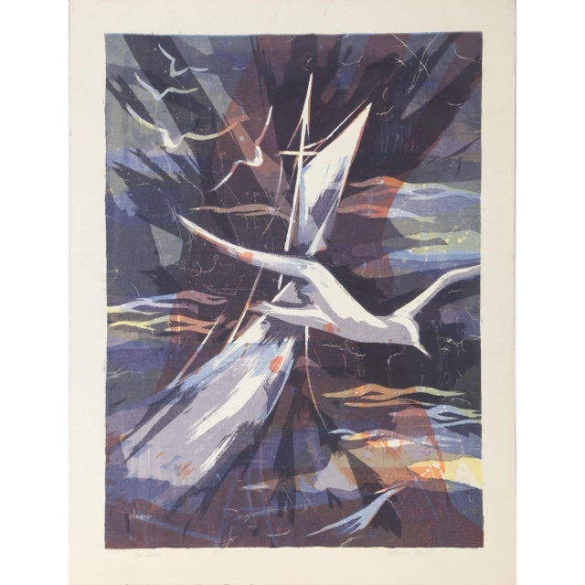 Late 20th Century Patricia Heard, Sea Dream Lithograph For Sale - Image 4 of 4
