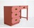 Campaign 1970s Campaign Desk by Bernhardt in Pink - Newly Painted For Sale - Image 3 of 13