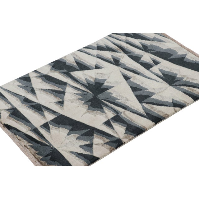 2010s Rug & Kilim’s Modern Geometric Abstract Rug For Sale - Image 5 of 7