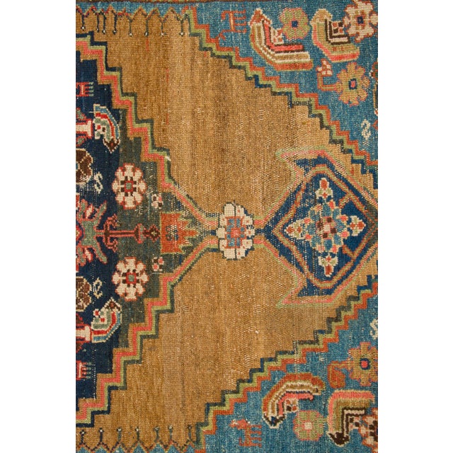 Antique Persian Heriz Floral Medallion Runner by Rug & Kilim, 1920–1929 For Sale In New York - Image 6 of 8