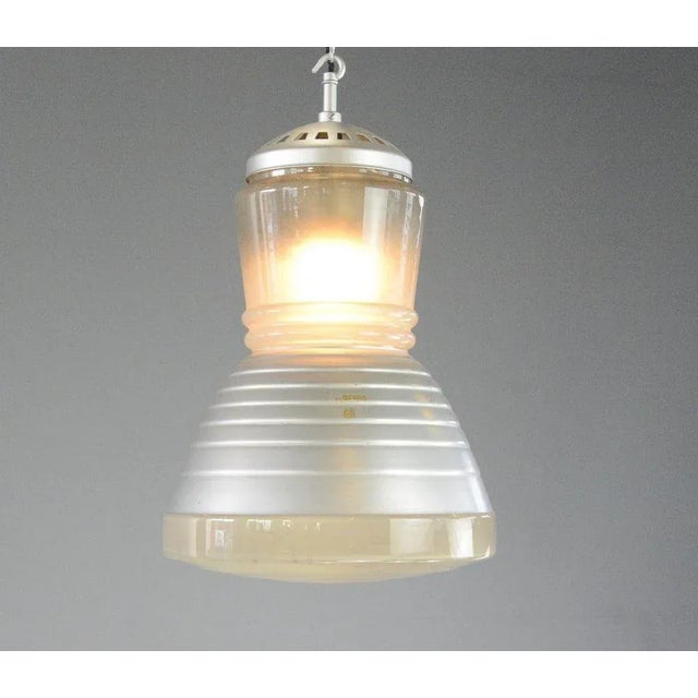 Pendant Light by Adolf Meyer for Zeiss Ikon, 1930s For Sale - Image 9 of 13