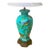 Vibrant Victorian bird pattern table lamp. Professionally refinished using decoupage and high gloss resin over ceramic...