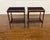 Pair of Mahogany End Tables by Leighton Hall - Showroom Samples For Sale - Image 11 of 15
