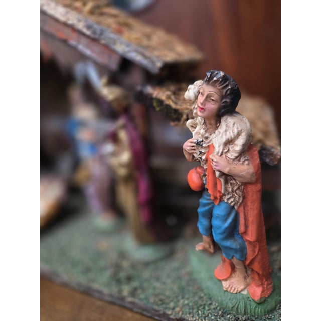 Italian Christmas Nativity Creche Set For Sale In Indianapolis - Image 6 of 14