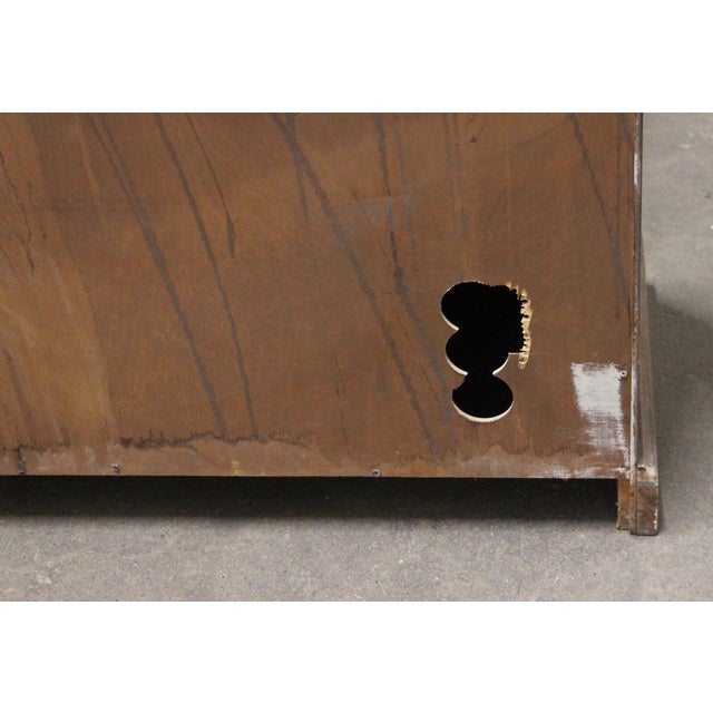 Brown Mid 20th Century Traditional Wooden China Cabinet For Sale - Image 8 of 8