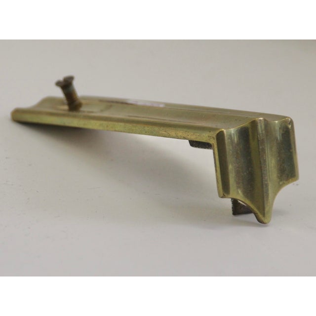 Art Deco French Brass Sconce, 1930s For Sale - Image 3 of 9