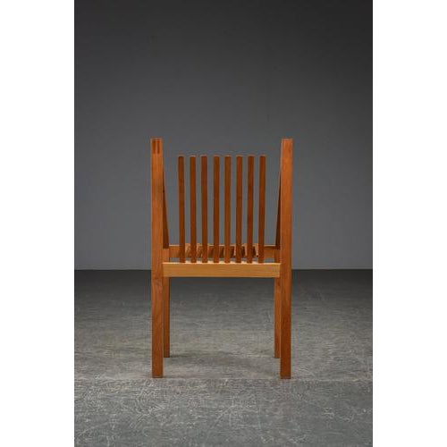 Architectural Accent Chair, 1980s For Sale - Image 16 of 18