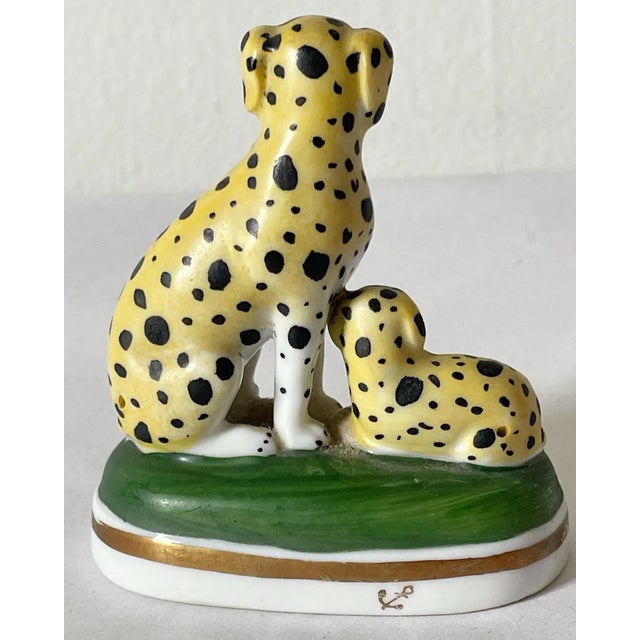 18th Century Chelsea Porcelain Dalmatian Dogs With Gold Anchor Mark For Sale In Philadelphia - Image 6 of 8