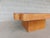 Custom Italian Burl Wood Art Deco Influence 2 pc Cocktail Table 42" x 42" Burl Wood Veneers, Studio Style with Art Deco...