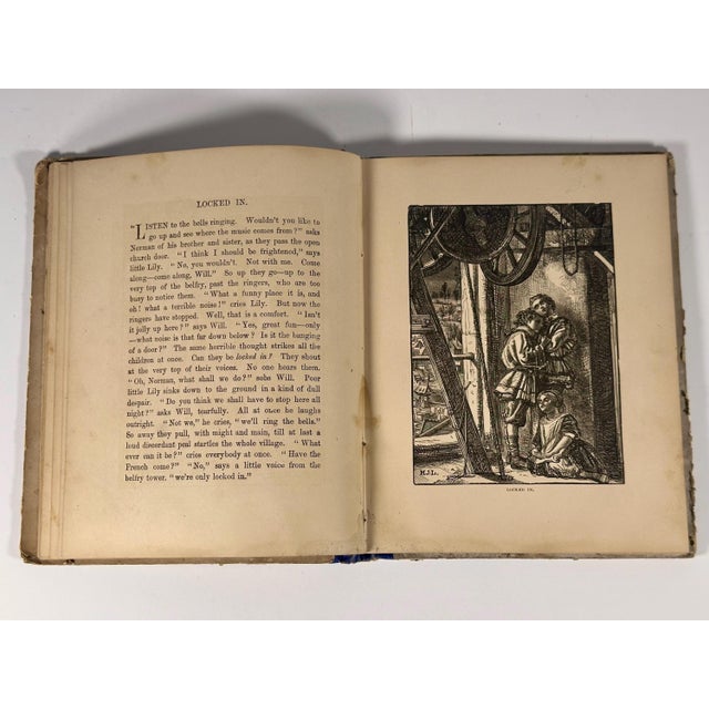 Paper Antique Children's Christmas Book What Santa Claus Gave Me, Rare! c. 1881 For Sale - Image 7 of 10