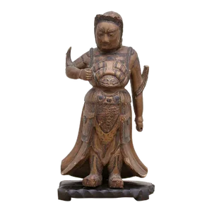 Vintage Carved Warrior Figure