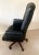 Contemporary Executive Kimball International Executive Black Leather Office Desk Chair Excellent Mint Condition For Sale - Image 3 of 10