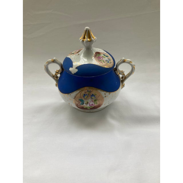 1950s Vintage Porcelain Tea Set For Sale - Image 5 of 6