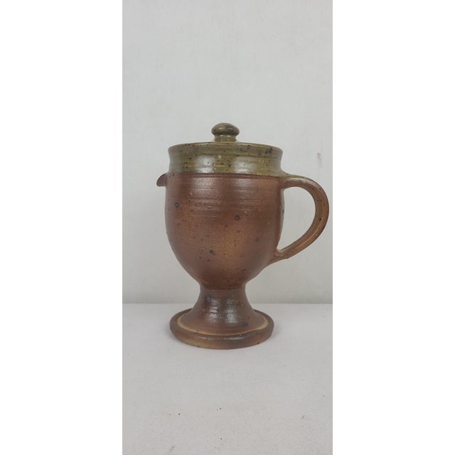 Stoneware Coffee Pot by Pierre Digan & Janet Stedman, 1970s, Set of 5 For Sale - Image 4 of 14