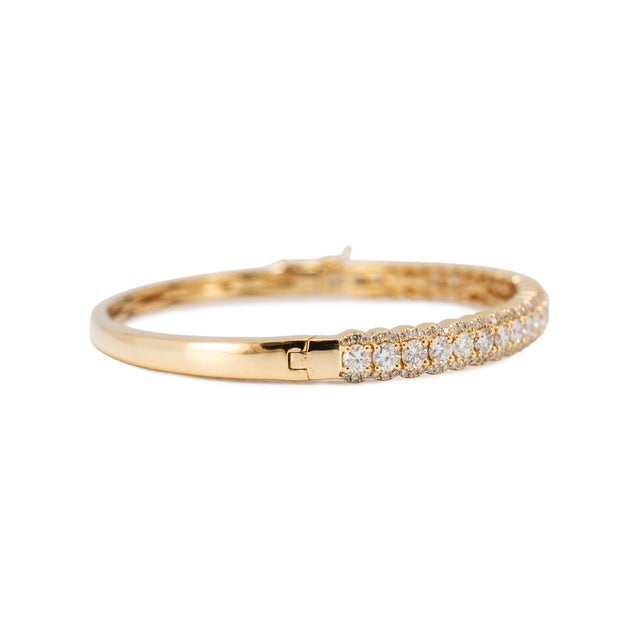 Gender: Ladies Metal Type: 18K Yellow Gold Length: 6.50 inches Width: 5.25 mm Weight: 17.01 grams Ladies 18K yellow gold,...