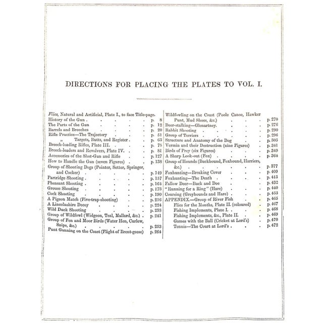 Traditional "The Book of Field Sports and Library of Veterinary Knowledge: Volumes I & Ii" 1870 Miles, Henry Downes [Edited By] For Sale - Image 3 of 18