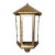 Vintage Handmade Outdoor Lantern in Light Brass and Copper For Sale