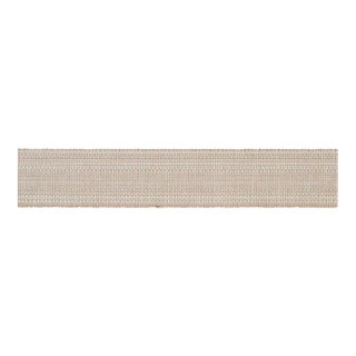 SAMPLE - Schumacher Cotton Strie Tape Wide In Sand 1 5/8" For Sale