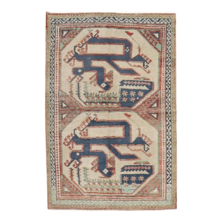 20th Century Zabihi Collection Turkish Slithering Snake Anatolian Rug - 4'3" x 6' For Sale