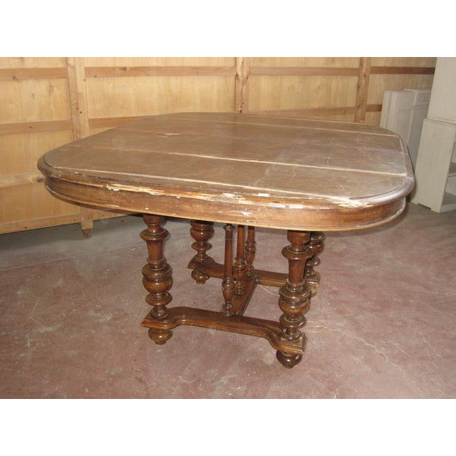 Extendable French Dining Table, 1920s For Sale - Image 11 of 14