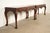 Baker Furniture Georgian Carved Mahogany Consoles or Sofa Tables, Newly Refinished For Sale - Image 15 of 15