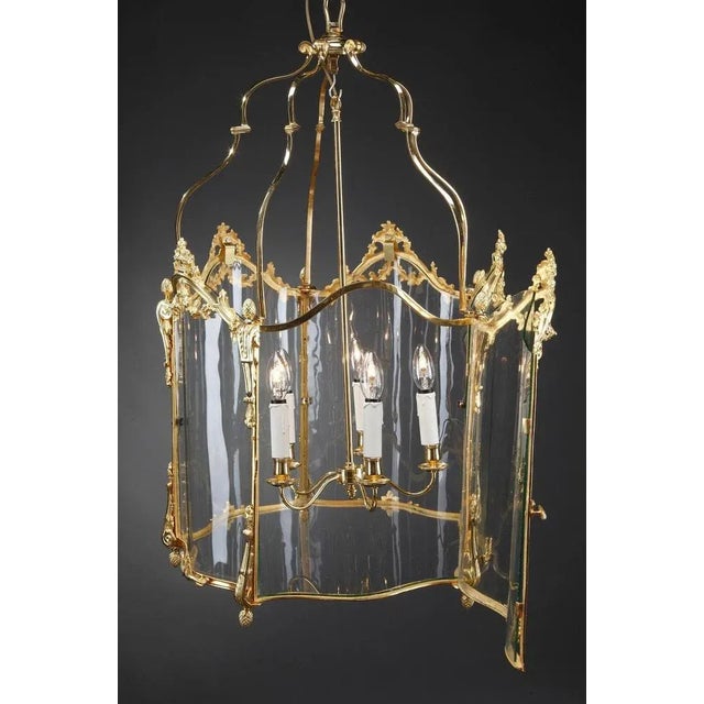 Large Entrance Hall Lantern, Château Léoube, Bormes For Sale - Image 13 of 18
