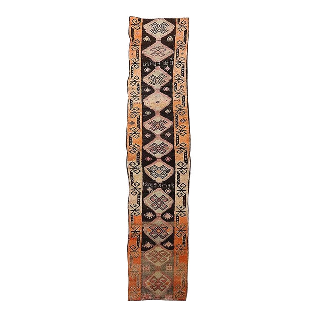 Vintage Turkish Kars Runner For Sale